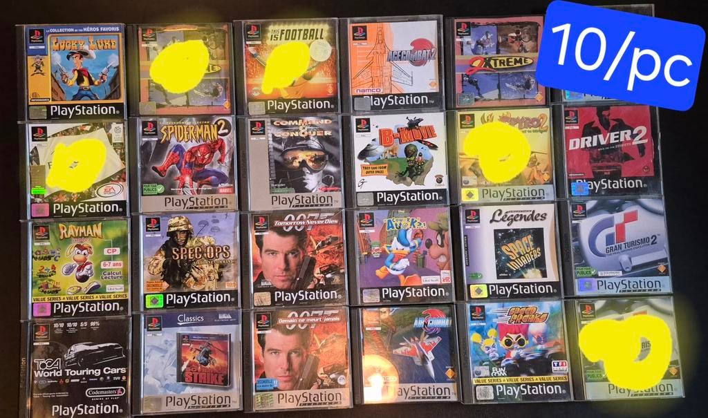 Jeux Playstation 1 CIB àpd de 10€️, Games en Spelcomputers, Games | Sony PlayStation 1, Ophalen of Verzenden
