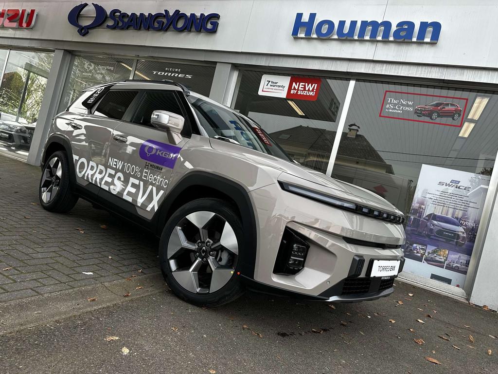 KG Mobility Torres EVX Titanium 100% elektrisch 462km actier, Auto's, Automaat, https://public.car-pass.be/vhr/0a10ea07-0b9d-4e0f-a404-9a22c971bac2
