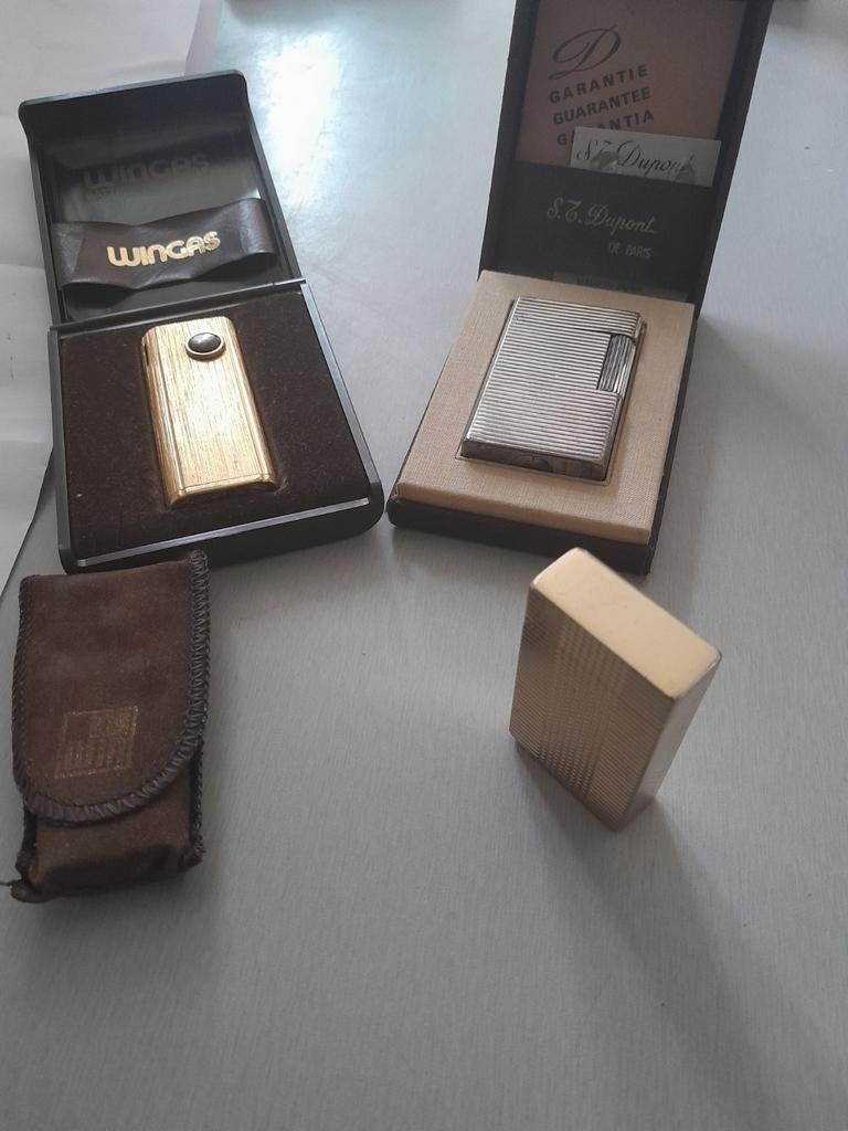 S.T. Dupont aansteker, WINGAS aansteker, Sarome aansteker, Ophalen of Verzenden, Aansteker