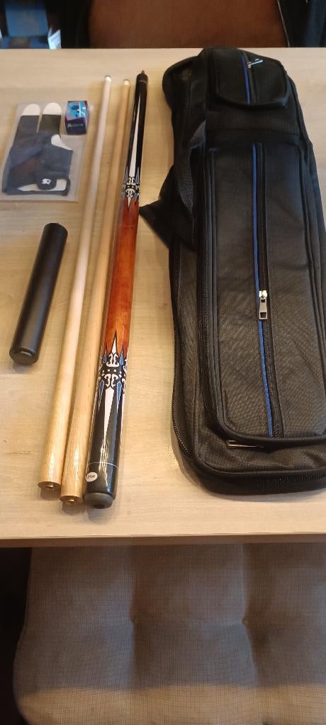 Biljartkeu unilock starterspakket, Ophalen of Verzenden, Nieuw, Keu of Ballen