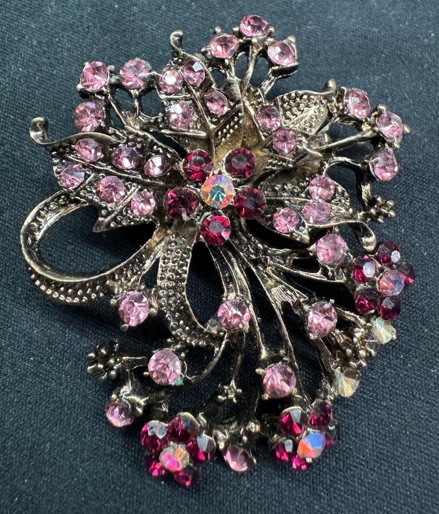 Bijoux de Fantaisie - Broche Vintage Années 1950, Bijoux, Sacs & Beauté, Bijoux anciens, Broche, Autres matériaux, Enlèvement ou Envoi