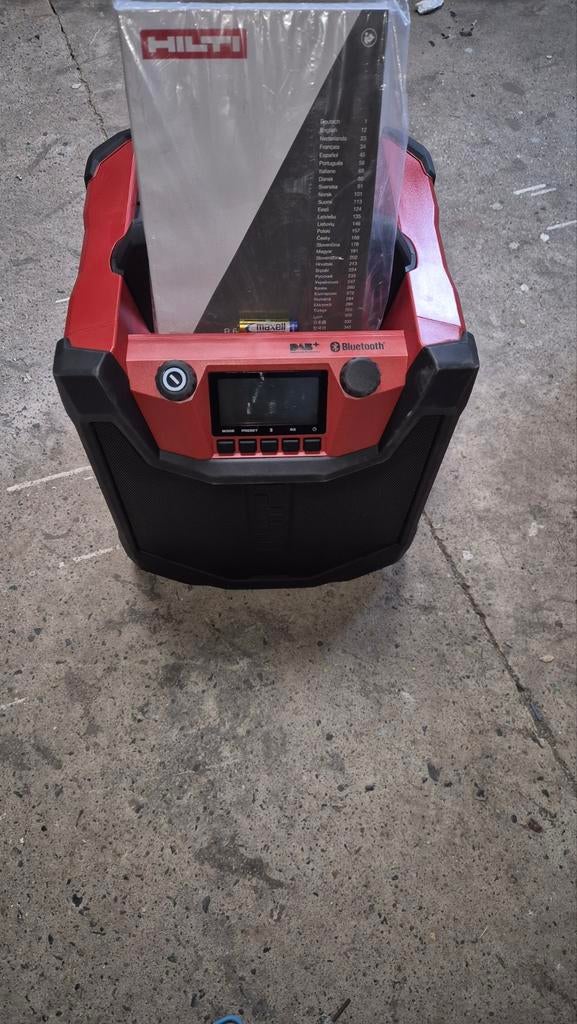 Hilti radio Nuron zonder batterij NIEUW, Enlèvement