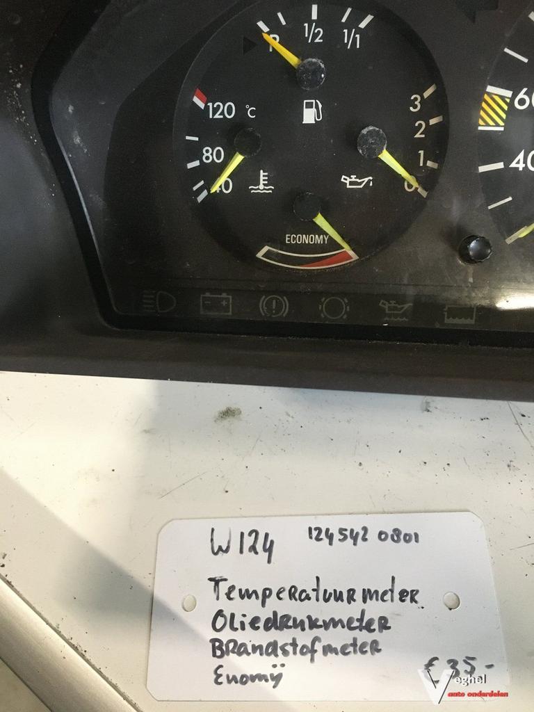 Mercedes W124 Temperatuur / oliedruk / brandstof / economyme, Auto-onderdelen, Gebruikt, -, -, Ophalen of Verzenden