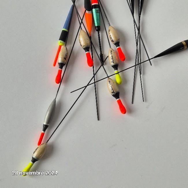 Set van 15 hengeldobbers om te vissen Sensas, Trabucco, Verzenden, Nieuw, Dobber of Lood