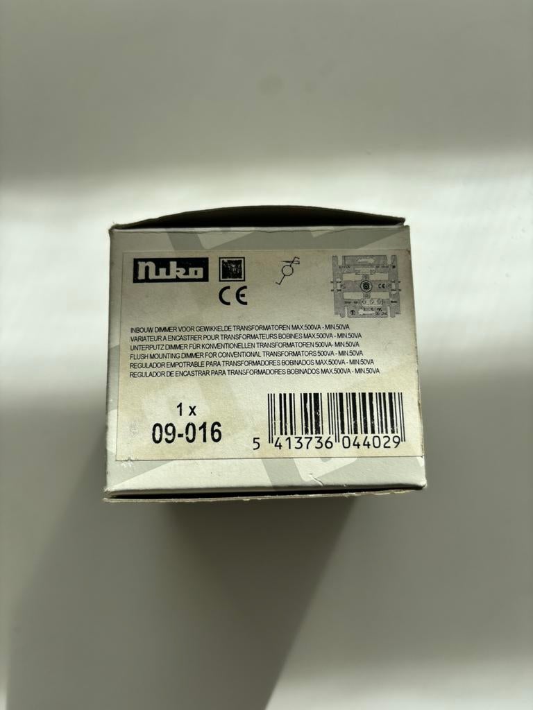 Variateur Niko 09-016, Enlèvement ou Envoi, Neuf
