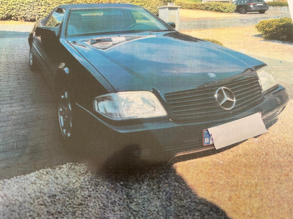 Mercedes SL 280  24 klepper oldtimer met expertiseverslag, Autos, Cuir, Achat, Bleu, 2 portes