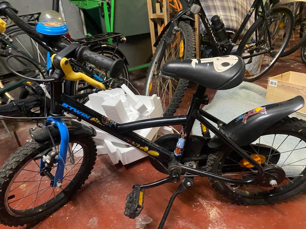 Kinderfiets, Ophalen