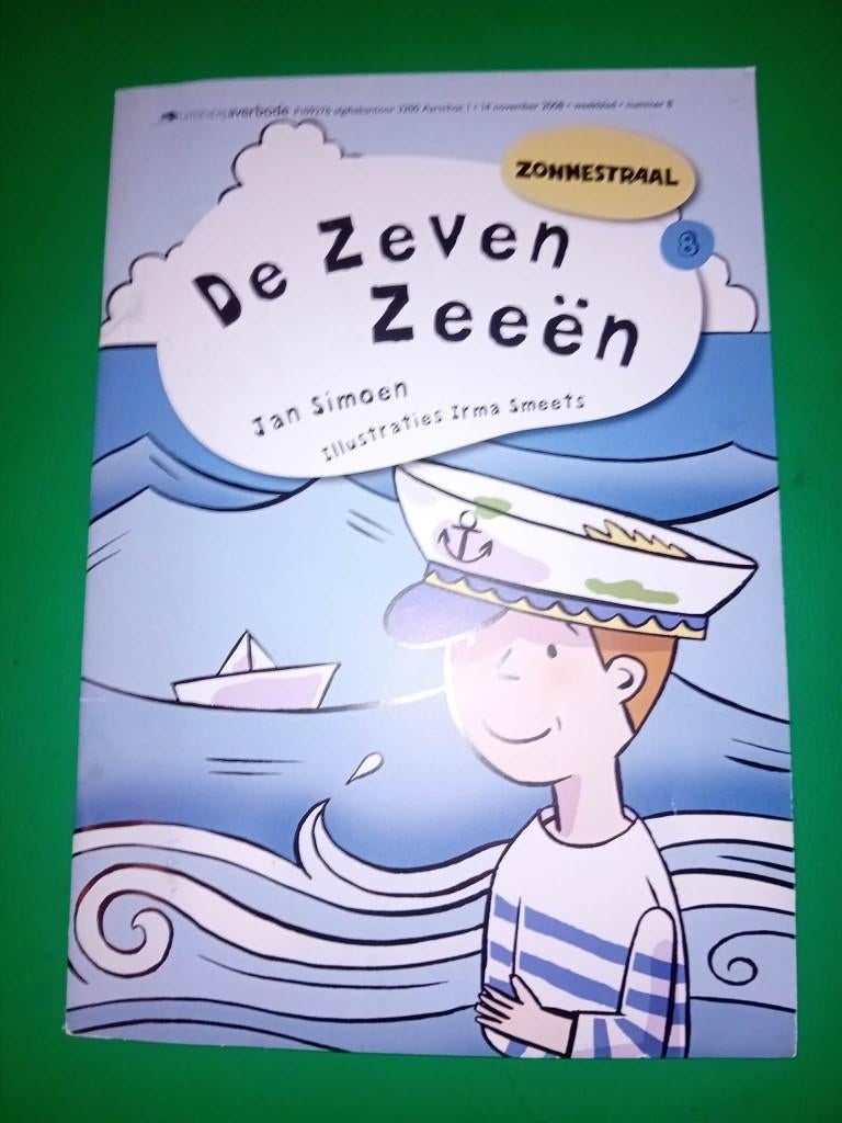 boek de zeven zeee"n, Fictie algemeen, Ophalen of Verzenden, Zonnestraal, Zo goed als nieuw
