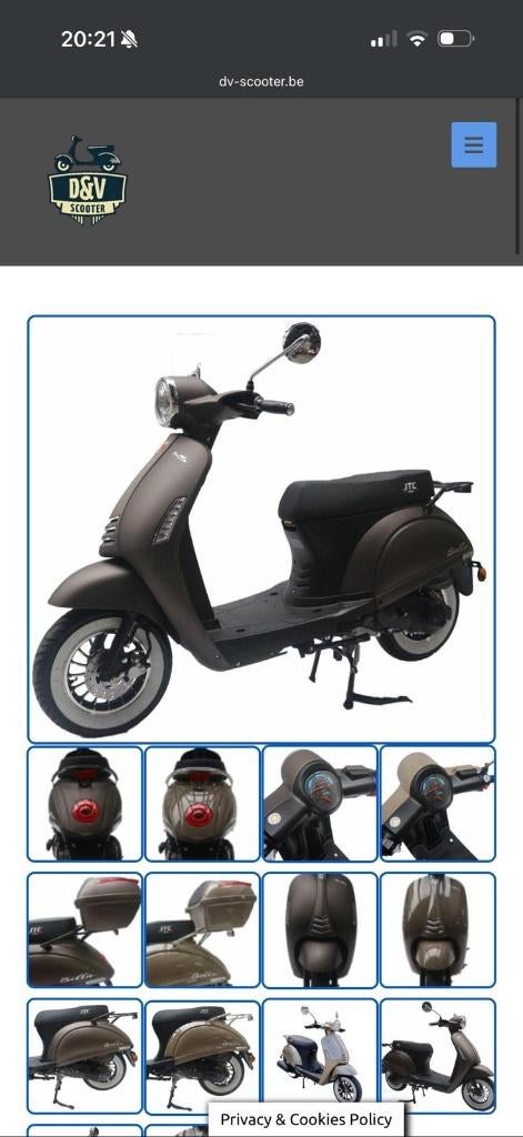 scooter 49cc, Fietsen en Brommers, Ophalen, Overige modellen, Nieuw, Klasse A (25 km/u)
