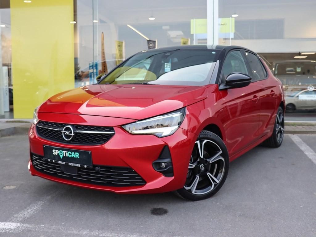 Opel Corsa GS 1.2T 100PK |NAVIGATIE|CARPLAY|SEMI-LEDER, Auto's, Opel, 100 pk, https://public.car-pass.be/vhr/66828192-2e4a-400a-97d0-5e4c04efff4e