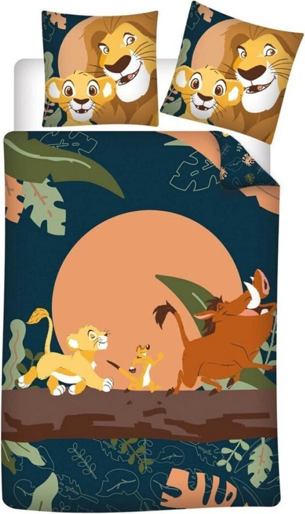 Lion King Dekbedovertrek 140 x 200 cm - Jungle - Disney, Neuf, Garçon, Enlèvement ou Envoi, Housse de couette