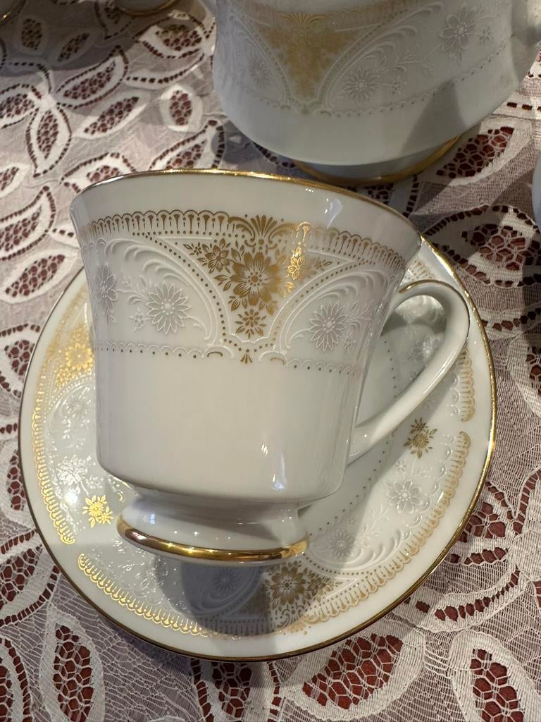 Koffie/thee servies Noritake 2062, Antiek en Kunst, Antiek | Porselein, Ophalen