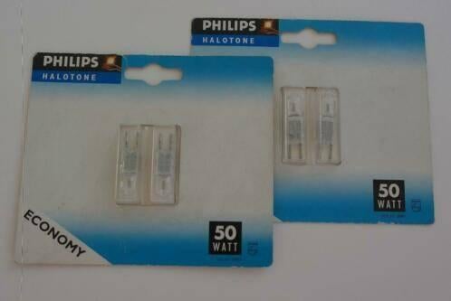 2 x 2 halogeenlampen philips halotone GY6.35 (nieuw), Ophalen of Verzenden, Nieuw, 30 tot 60 watt