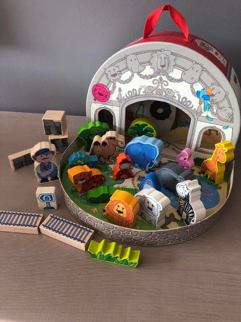 Haba De Zoo houten speelset, Ophalen, Zo goed als nieuw