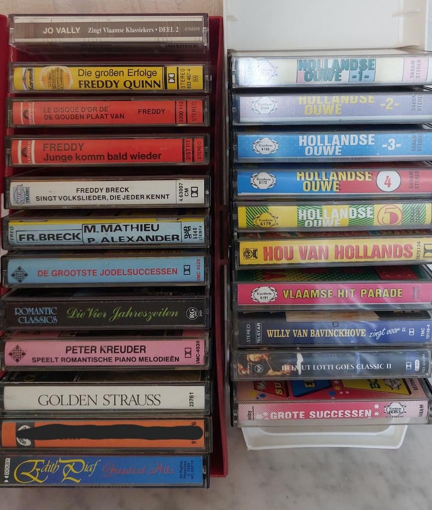 Cassettebandjes, Cd's en Dvd's, Cassettebandjes, Ophalen of Verzenden