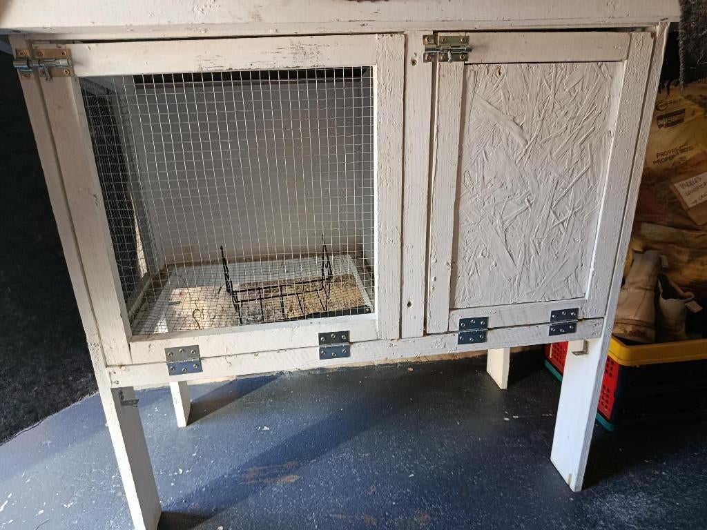 Cage lapins vintage, Animaux & Accessoires, Enlèvement, Utilisé, Cage, Lapin