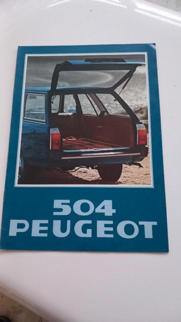 Catalogue peugeot 504 break 1978, Livres, Autos | Brochures & Magazines, Comme neuf, Enlèvement, Peugeot, Divers