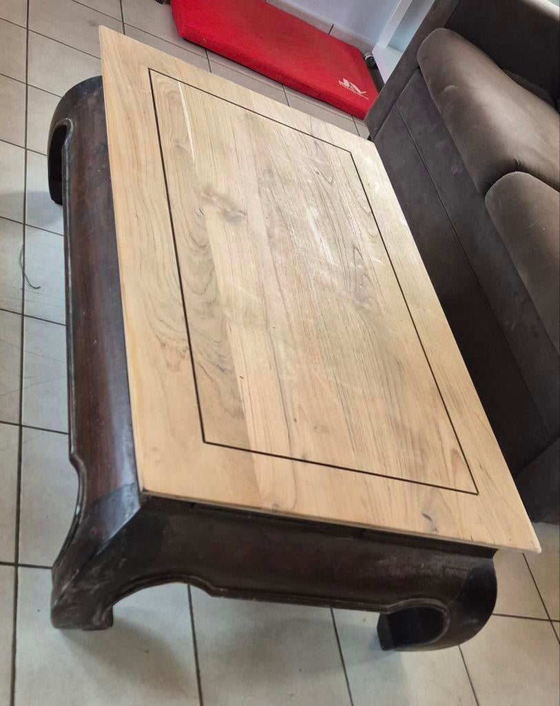 Table de salon en teck, Enlèvement