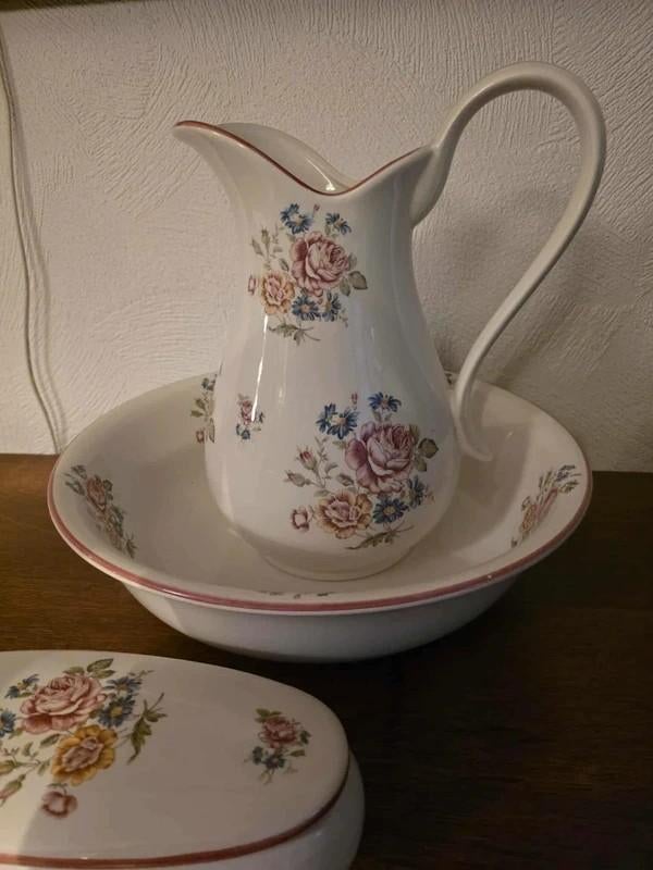 vintage decoratieve wasset, Antiek en Kunst, Ophalen