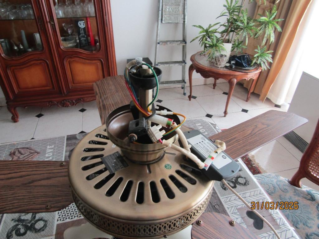 ventilateur de plafond, Elektronische apparatuur, Ventilatoren, Ophalen, Zo goed als nieuw, Plafondventilator