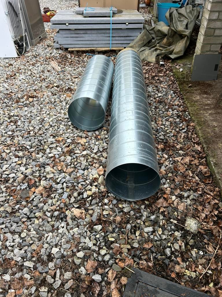 Tuyau métal galvanisé rigide 315mm longueur 2met1m aération, Bricolage & Construction, Enlèvement