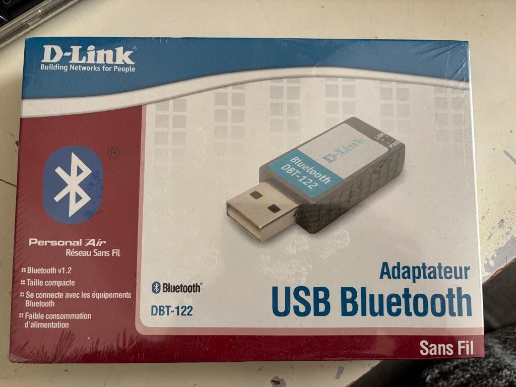 D-Link DBT-122 Bluetooth-adapter, Computers en Software, USB Sticks, Ophalen of Verzenden, Nieuw, D-Link