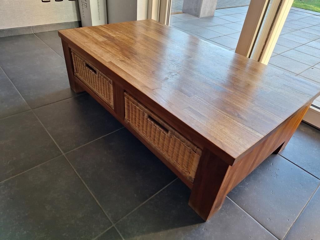 Salontafel ( teak ), Huis en Inrichting, Tafels | Salontafels, Ophalen