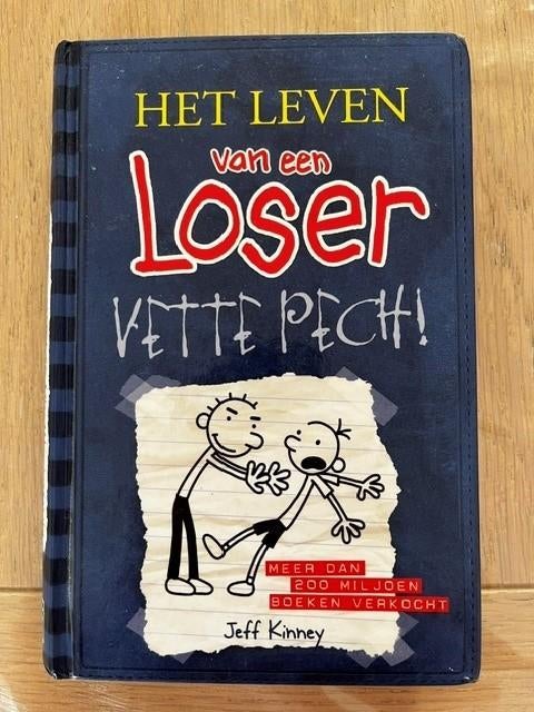 Jeugdboek: Het leven van een loser: Vette Pech!, Boeken, Jeff Kinney, Fictie, Ophalen, Gelezen