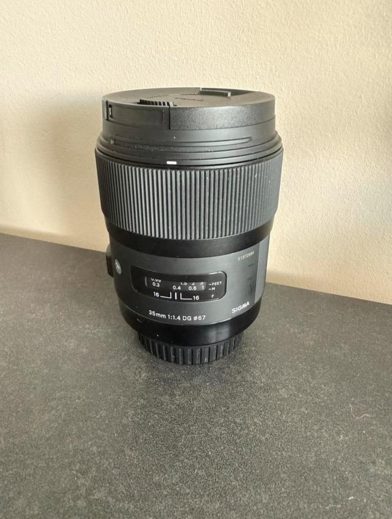 Sigma 35mm f/1.4 DG - monture Canon, Ophalen, Zo goed als nieuw
