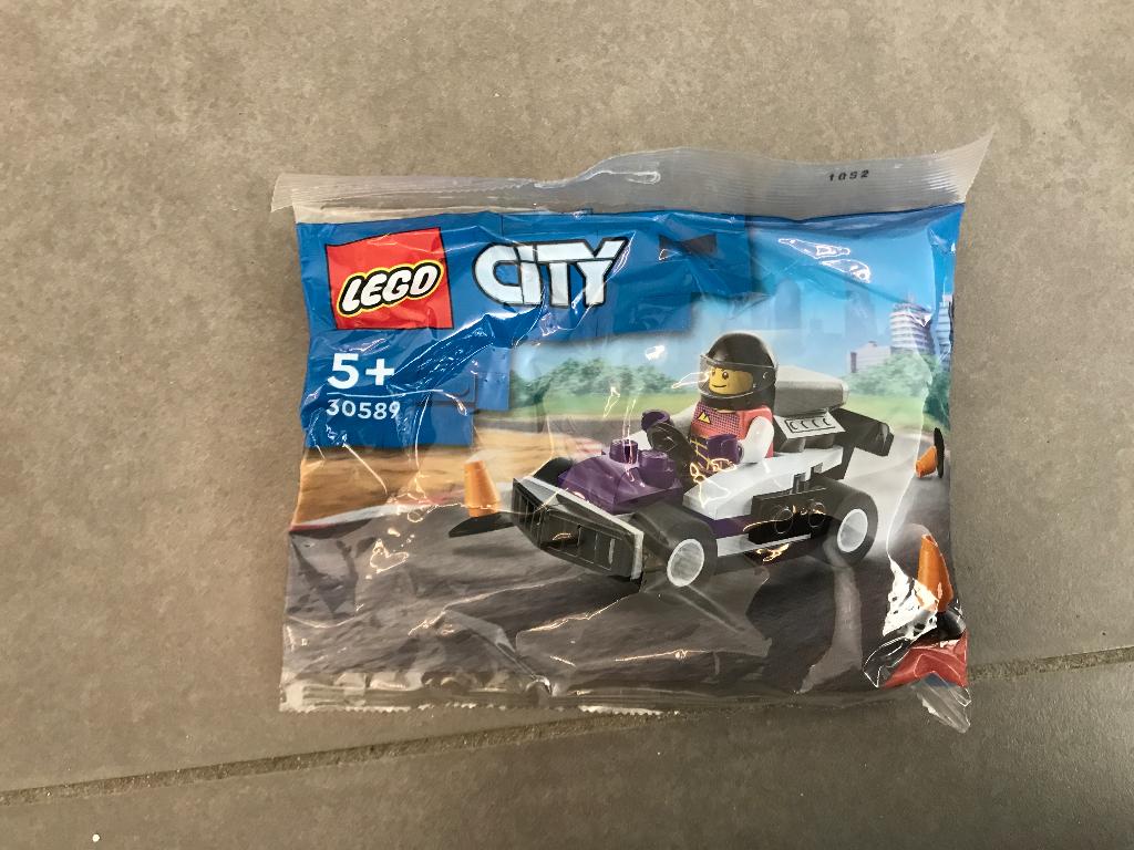 Lego mini figuur go-cart racer, Ophalen, Nieuw, Complete set, Lego