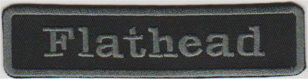 Harley Davidson Flathead stoffen opstrijk patch embleem #2, Motoren, Accessoires | Overige, Nieuw, Verzenden