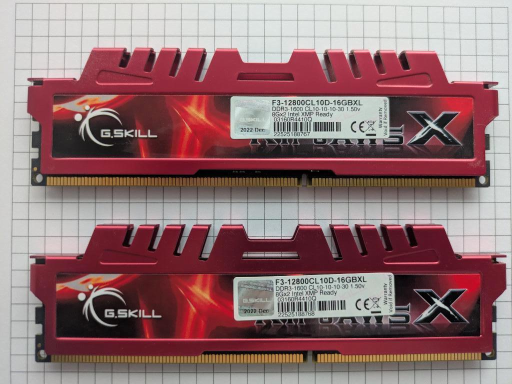 G.SKILL DDR3 RAM kit van 16GB (2x8GB) in perfecte staat, Enlèvement ou Envoi, DDR3, Comme neuf, Desktop