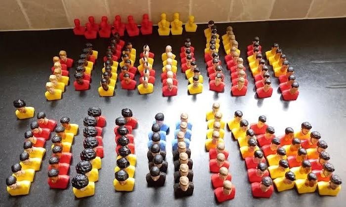 Rode duivel popjes van carrefour, Enlèvement ou Envoi, Comme neuf