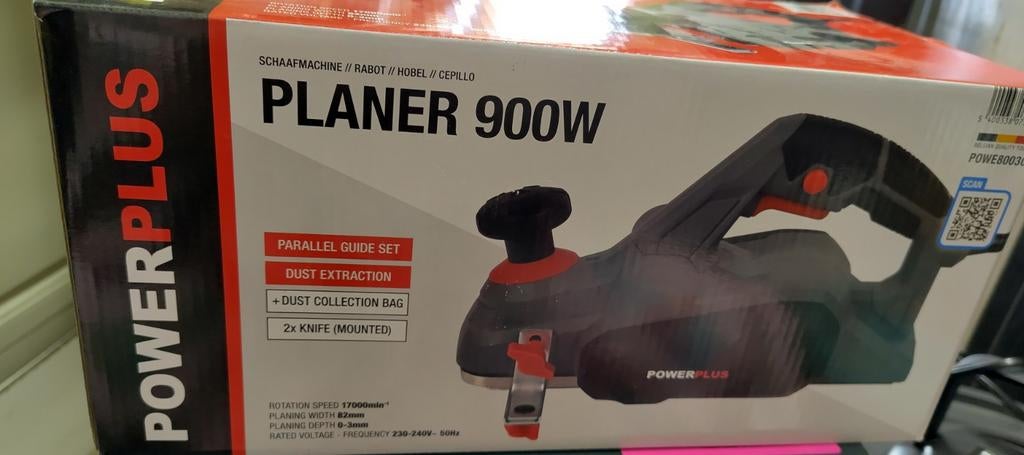 Schaafmachine Powerplus (nieuw), Bricolage & Construction, Outillage | Ponceuses, Enlèvement