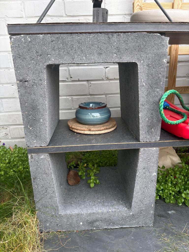 U beton element grijs buitenkeuken, Ophalen, Zo goed als nieuw, Beton