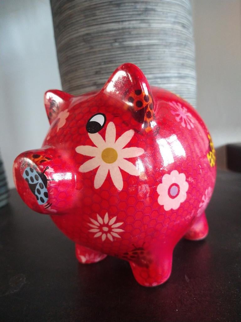 Pomme-pidou spaarpot varken groot, Verzamelen, Spaarpotten, Ophalen