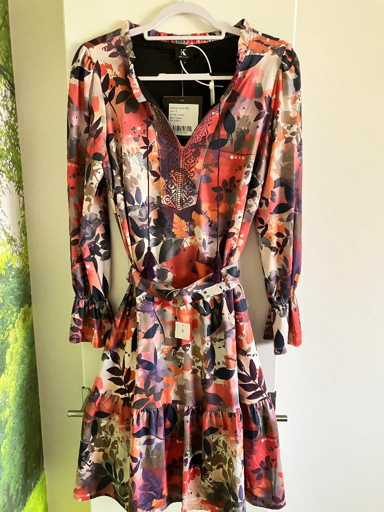 Jurk K Design S Nieuw met label NP €89.95, K-design, Ophalen of Verzenden, Nieuw, Maat 36 (S)