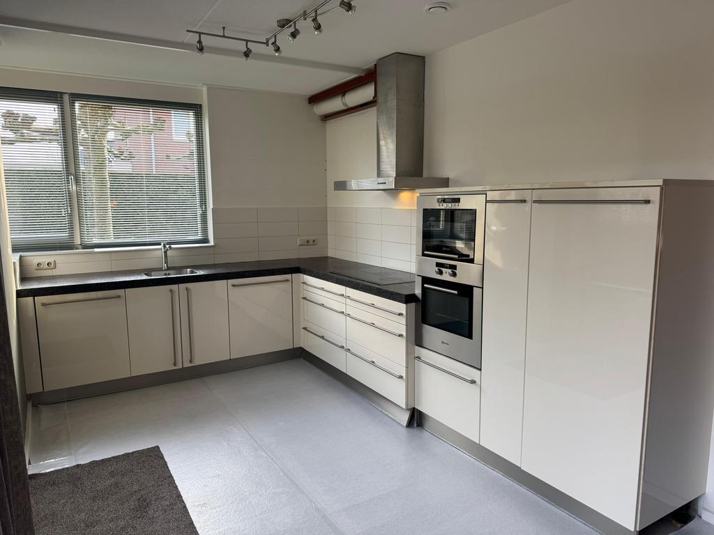 Cuisine d'angle complète brillante électroménagers DÉMONTÉE, Maison & Meubles, Enlèvement ou Envoi, Granit ou Pierre, Brillant ou Laqué