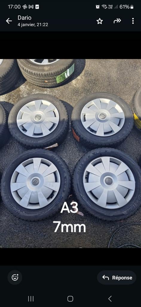 Jantes audi A3, Velg(en)