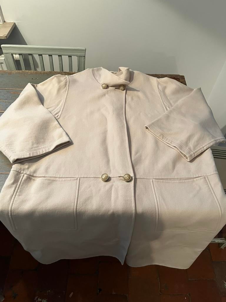 DAMES JAS LANG MARINA RINALDI CREME MAAT 29 ZEER MOOI, Veste ou Manteau, Enlèvement ou Envoi, Beige, Comme neuf