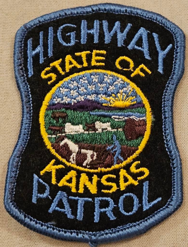 Kansas Highway Patrol patch vintage
Dit is een g, Verzamelen, Militaria | Algemeen, Ophalen of Verzenden