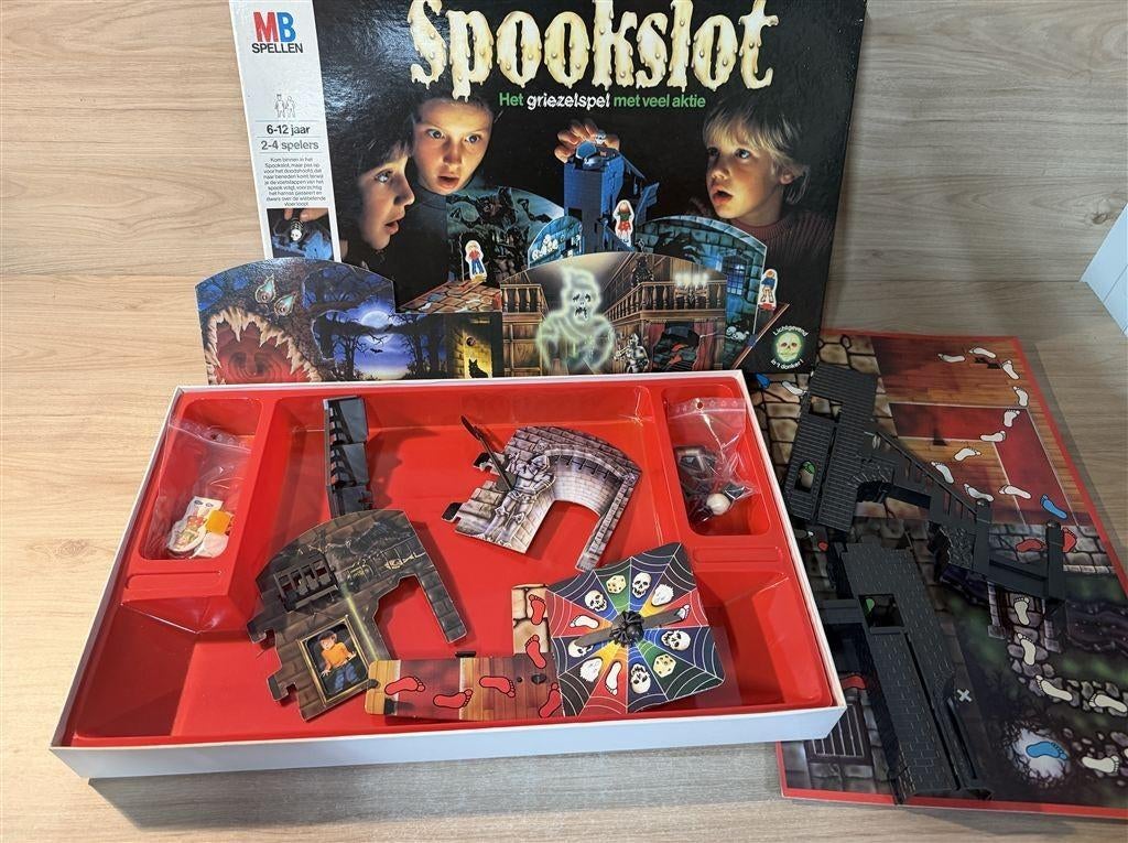 spookslot het griezelspel met veel aktie orgineel - s6592, Hobby en Vrije tijd, Verzenden, Zo goed als nieuw