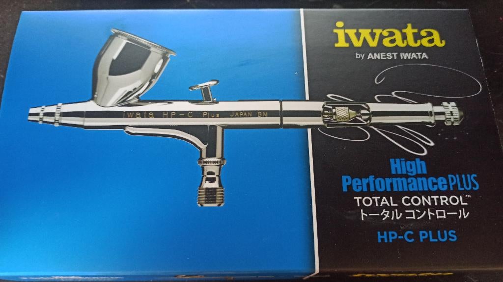 Iwata HP-C Plus airbrush, Hobby & Loisirs créatifs, Peinture, Enlèvement ou Envoi, Comme neuf, Aérographe et Accessoires