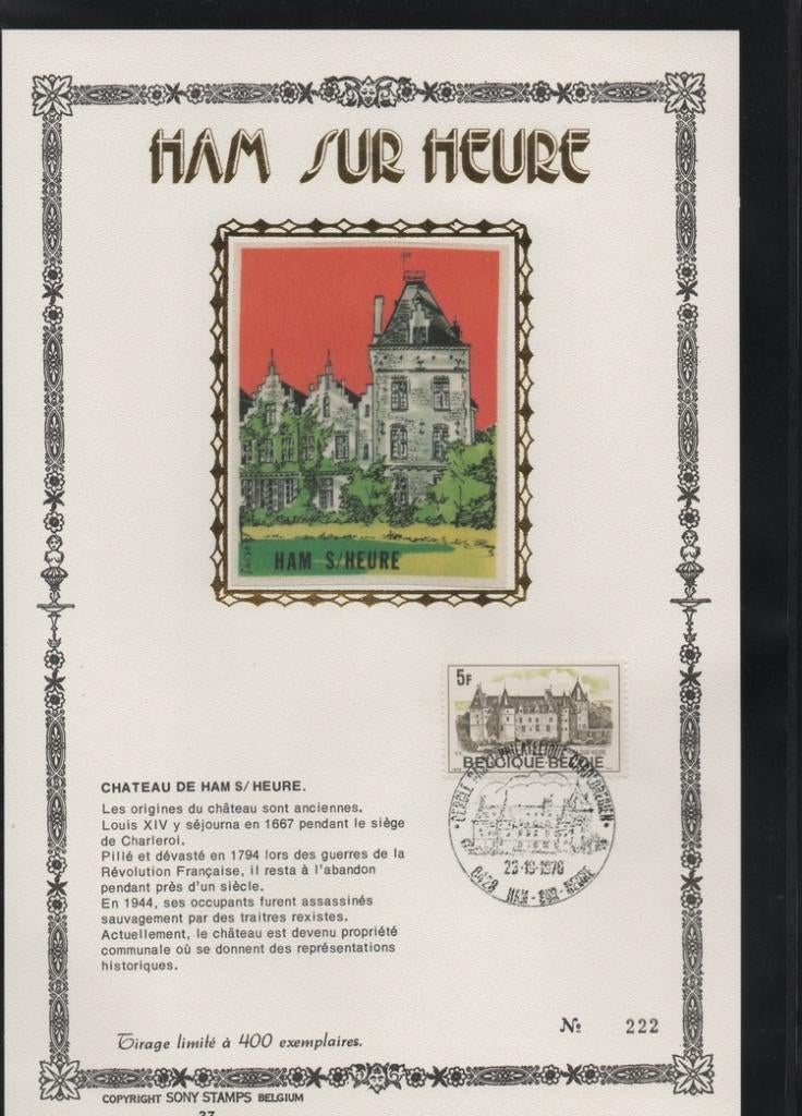 1976 Ham Sur Heure, Envoi