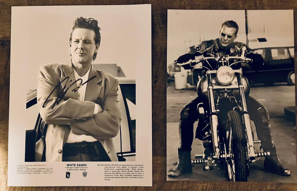 Autographe de Mickey Rourke, Enlèvement ou Envoi, Comme neuf, Film