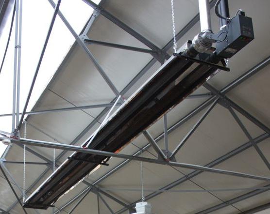 chauffage radiant d'atelier au gaz, Bricolage & Construction, Chauffage & Radiateurs, Utilisé, Thermostat, 800 watts ou plus, 30 à 80 cm