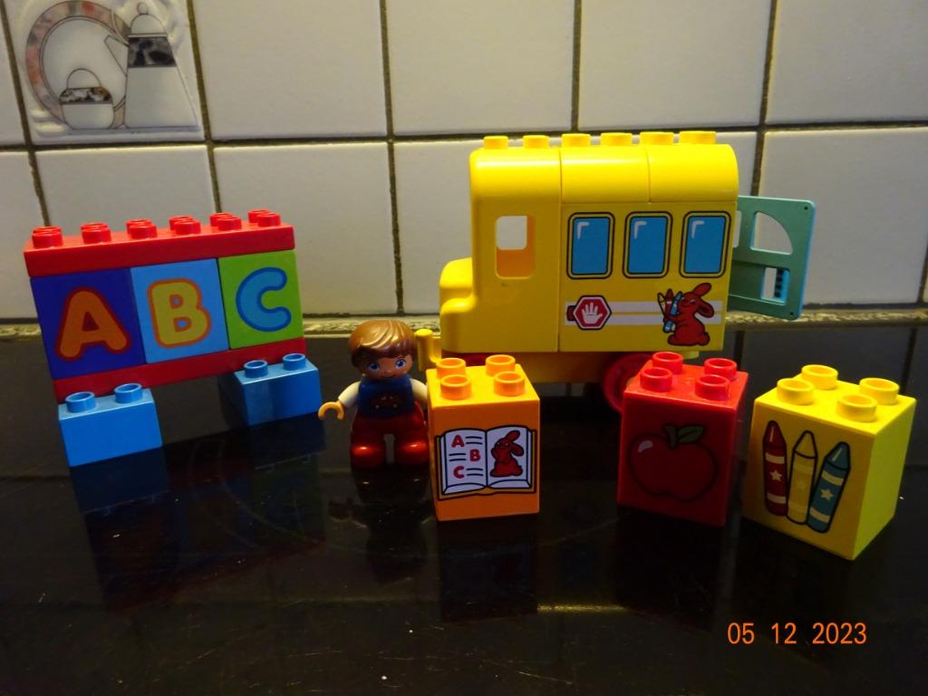 DUPLO Mijn Eerste Bus - 10603*VOLLEDIG*PRIMA STAAT*, Enlèvement ou Envoi, Ensemble complet, Duplo