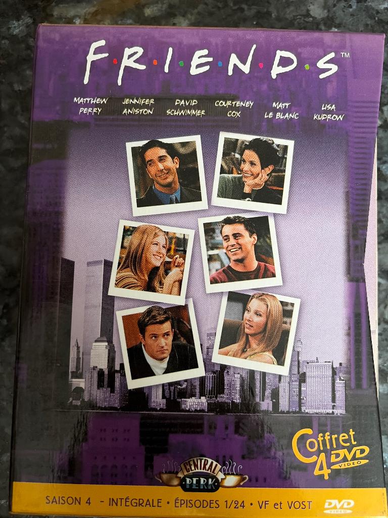 Dvd serie FRIENDS saison 4, Cd's en Dvd's, Ophalen, Zo goed als nieuw, Komedie, Boxset