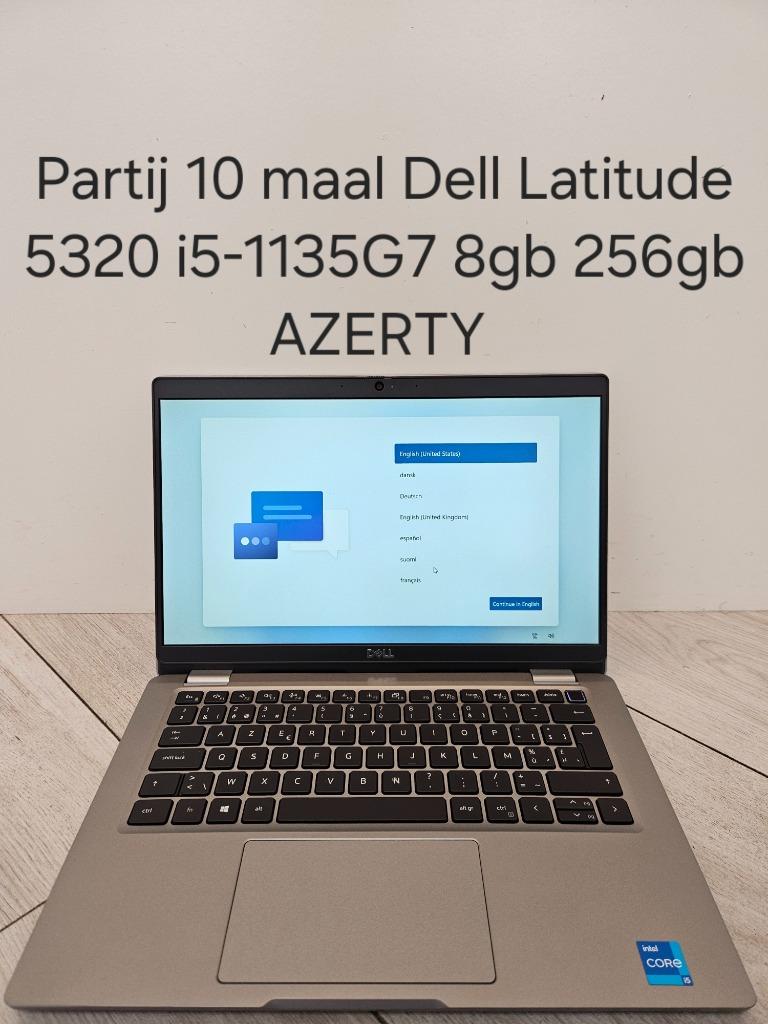 Lot de 10 fois Dell Latitude 5320 i5-1135G7 8 Go 256 Go, Informatique & Logiciels, 256 GB, Enlèvement ou Envoi, Reconditionné