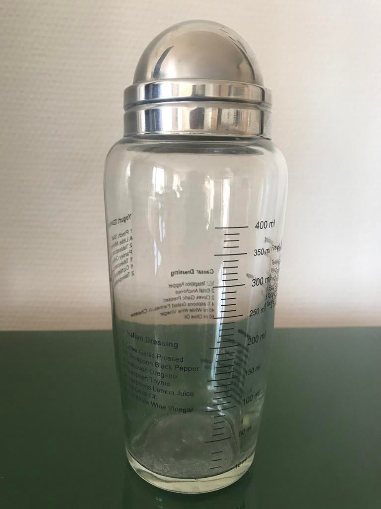 Bocal mélangeur pour dressing salades ou autre